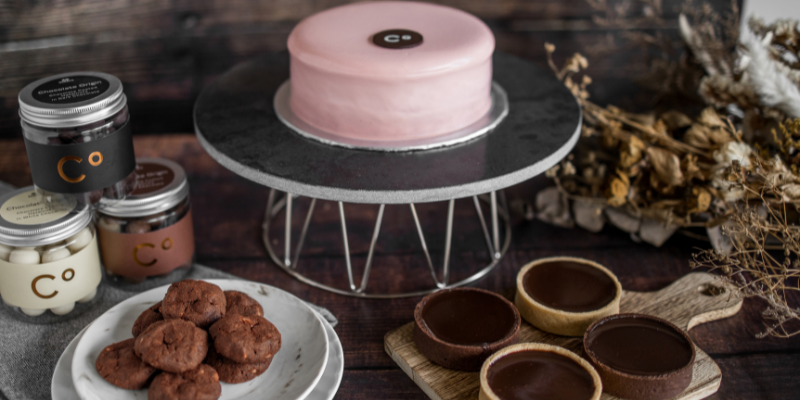 Chocolate Origin tarts and cookies