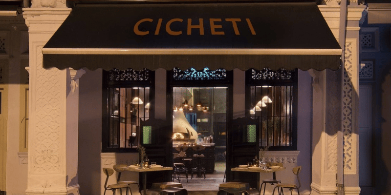 Cicheti Trattoria Two Storey Shophouse