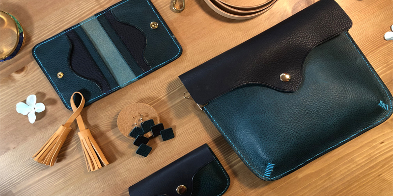 Crafune Black Leather