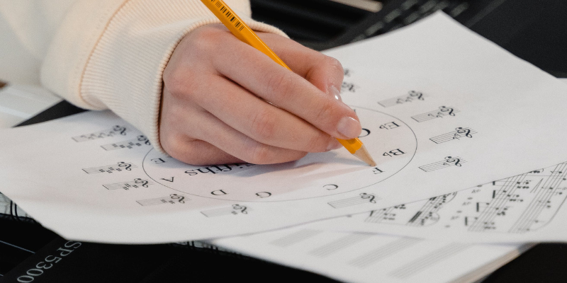 Groove Music School Person Learning Musical Notes