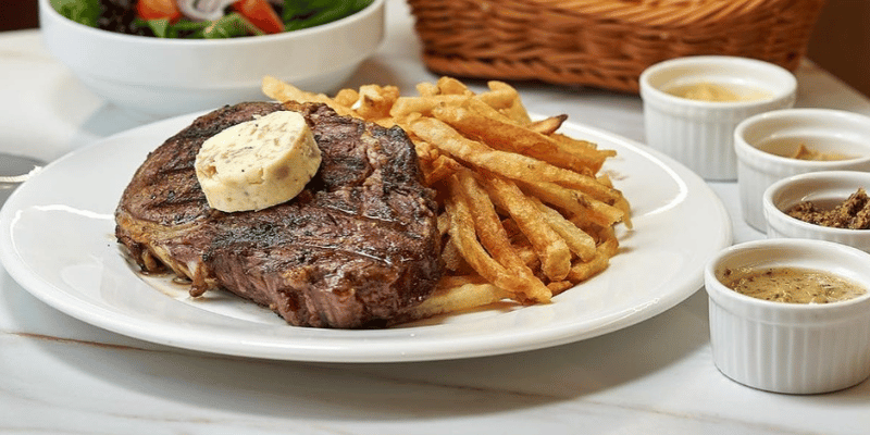 Les Bouchons Ribeye Steak