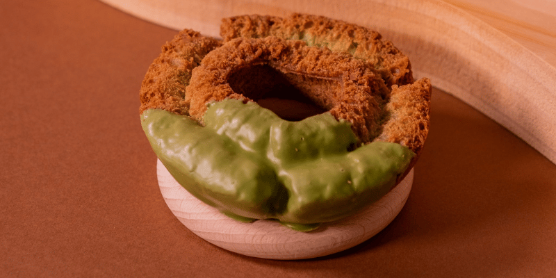 Mister Donut Uji Matcha Old Fashioned